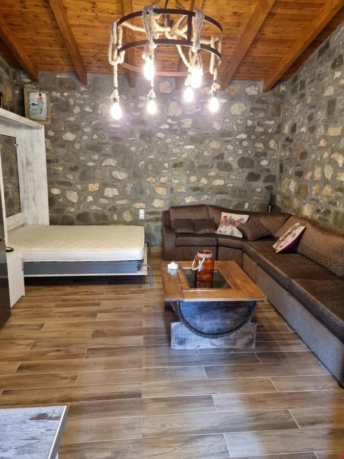 House With Big Garden And Barbeque In Nature Vourgareli Esterno foto