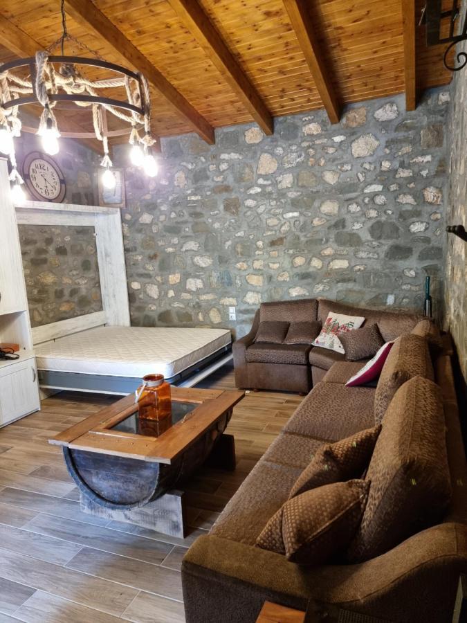 House With Big Garden And Barbeque In Nature Vourgareli Esterno foto