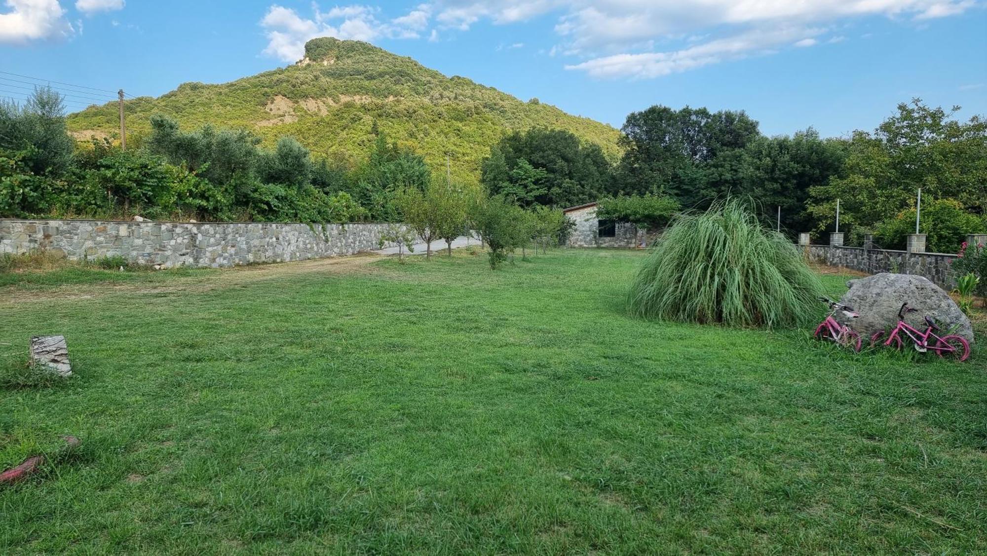 House With Big Garden And Barbeque In Nature Vourgareli Esterno foto
