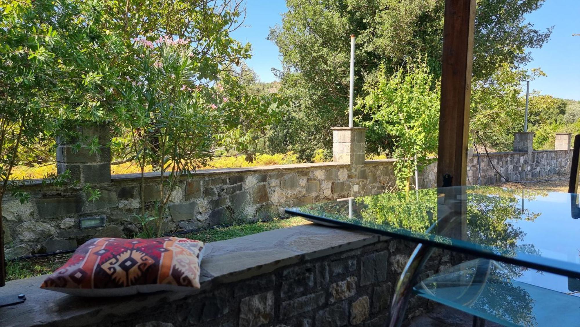 House With Big Garden And Barbeque In Nature Vourgareli Esterno foto
